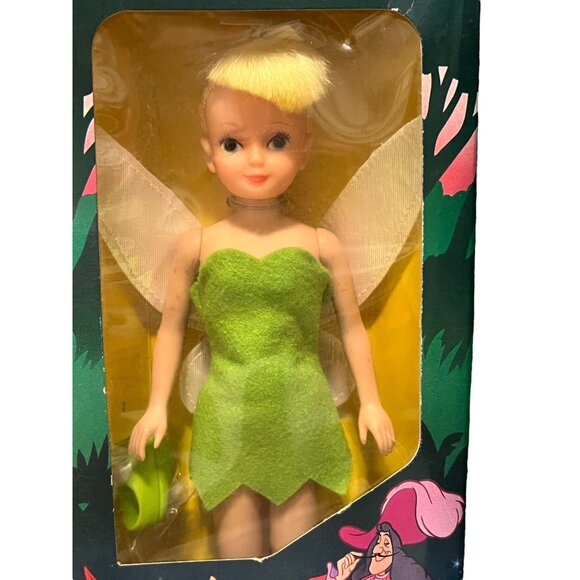 Sears Disney Peter Pan Dolls Captain Hook Wendy Tinkerbell Peter Pan NIB - Picture 4 of 5
